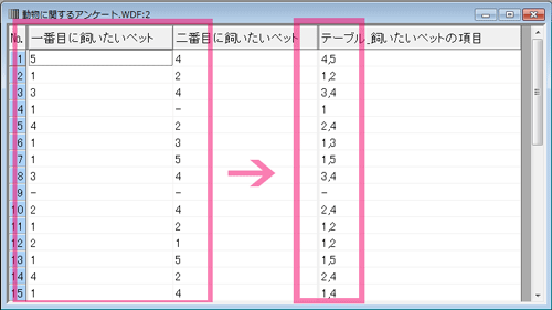 SA積み上げ→MAセルシートで確認 SA積み上げ→MAセルシートで確認